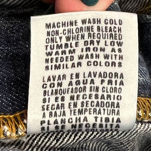 Vintage Polo Jeans Ralph Lauren Womens 10 Heritage Preppy Cropped Saturday Jeans - Picture 11 of 16